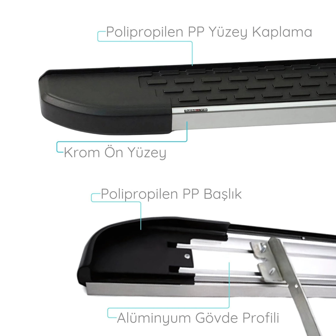 Dacia Jogger Yan Basamak Seti - Krom, Nevada | 2022 ve Sonrası