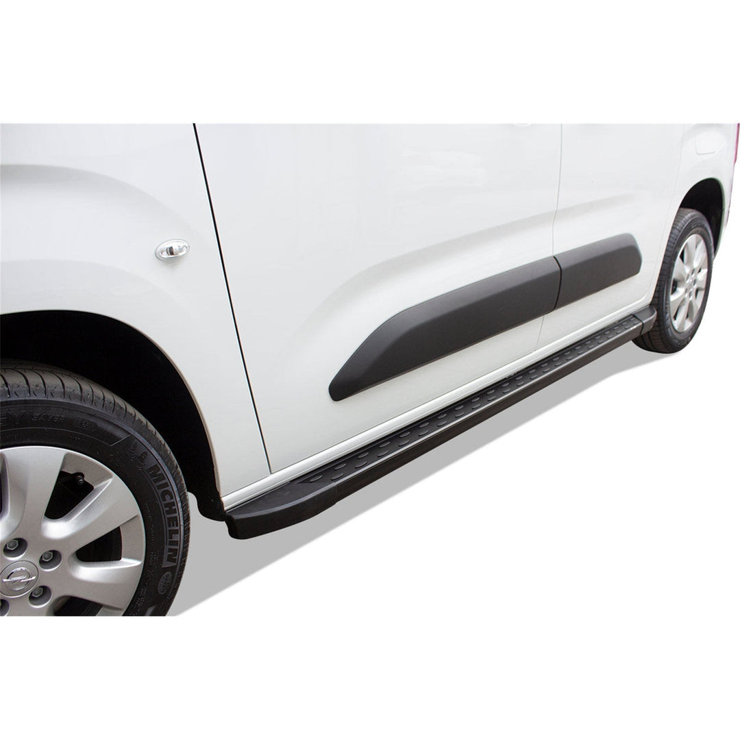 Renault Trafic Yan Basamak Seti - Siyah, Uzun Şase, Dot Line | 2023 ve Sonrası