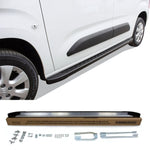 Resmi Galeri görüntüleyicisine yükleyin, Ford Tourneo Custom Yan Basamak Seti - Siyah, Dot Line, Kısa Şase | 2012-2023 Arası