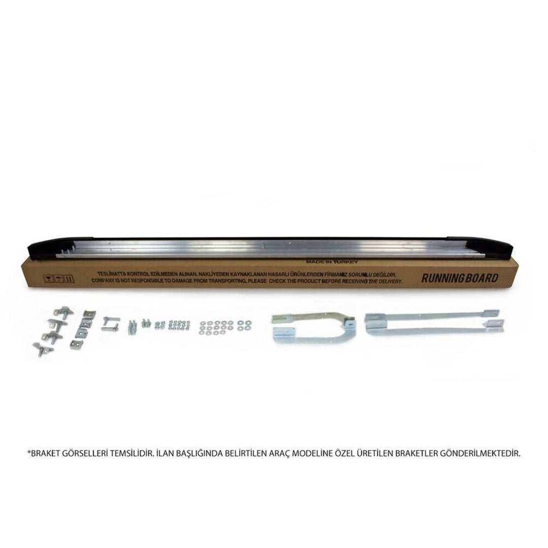 Yan Basamak Seti - Siyah, Dot Line