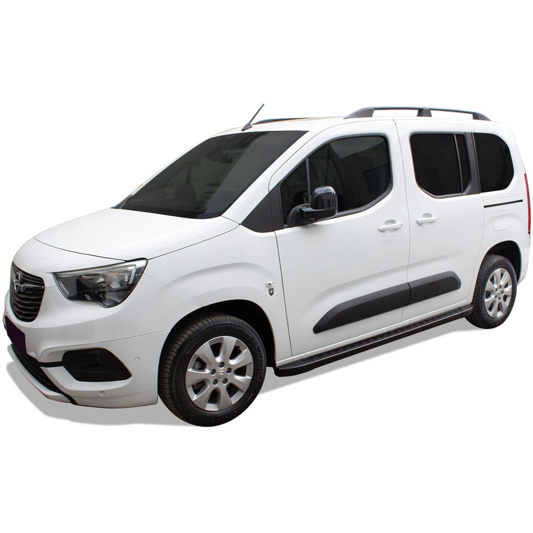 Citroen Berlingo Yan Basamak Seti - Siyah, Dot Line | 2008-2018 Arası