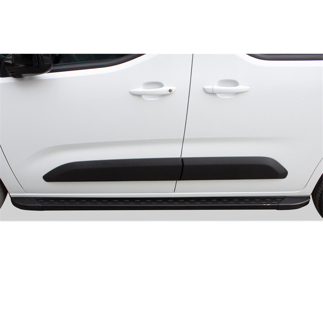 Toyota Proace City Yan Basamak Seti - Siyah, Kısa Şase, Dot Line | 2019 ve Sonrası