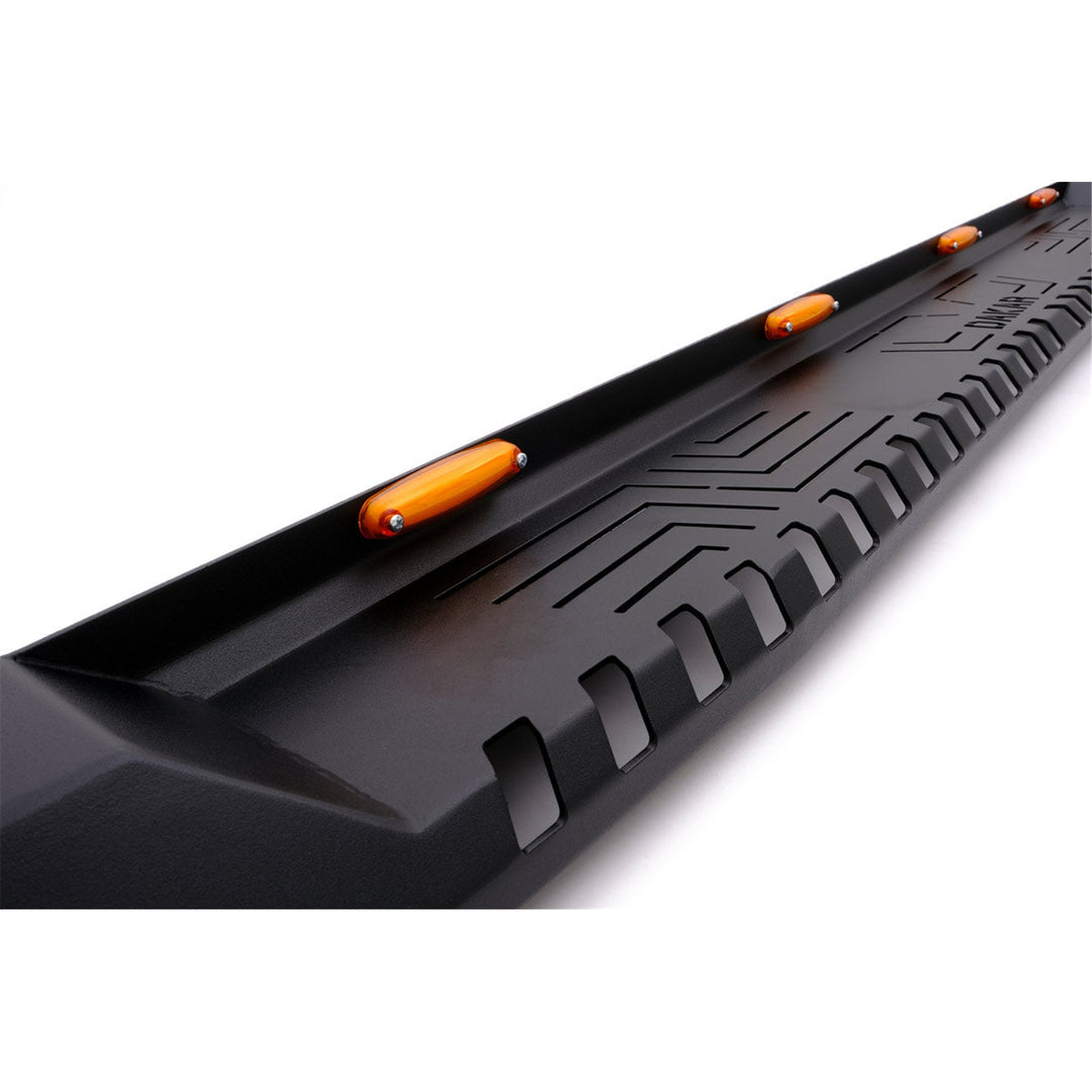 VW Amarok Yan Basamak Seti - Siyah, Ledli, Dakar V1 | 2010-2021 Arası