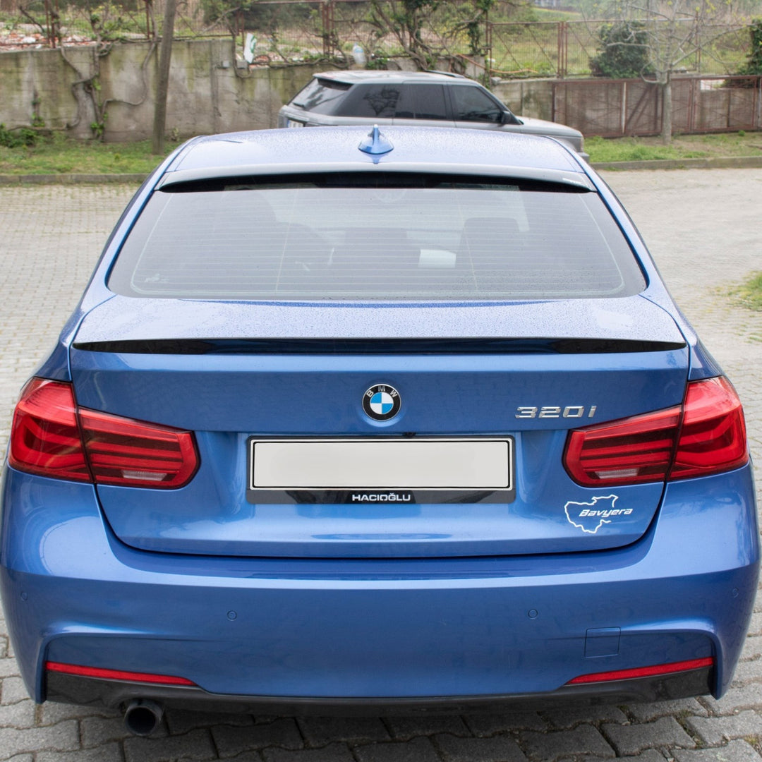 BMW 3 Serisi F30 Spoiler Arka Cam Üstü - Siyah | 2011-2018 Arası, SD