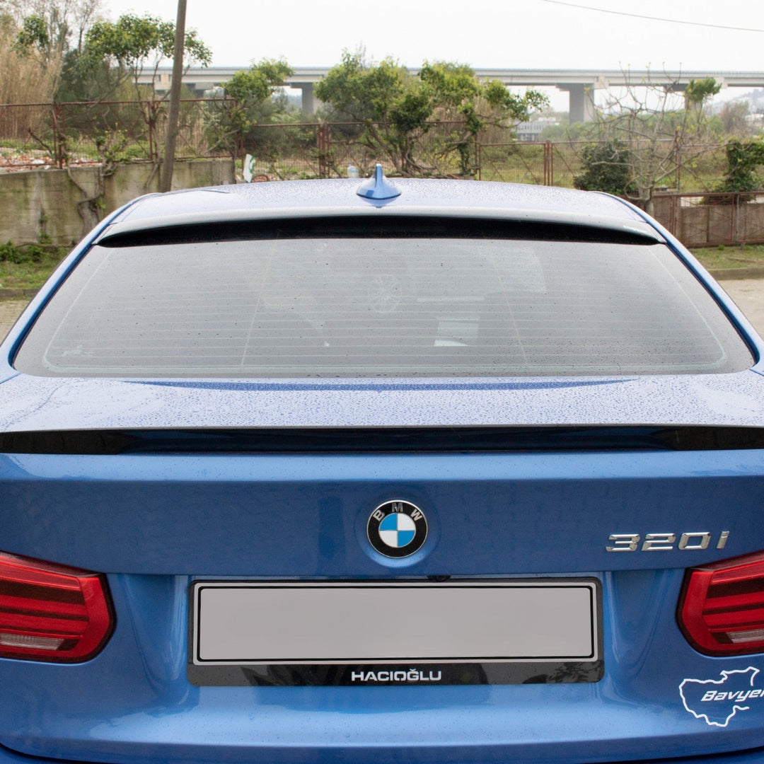 BMW 3 Serisi F30 Spoiler Arka Cam Üstü - Siyah | 2011-2018 Arası, SD