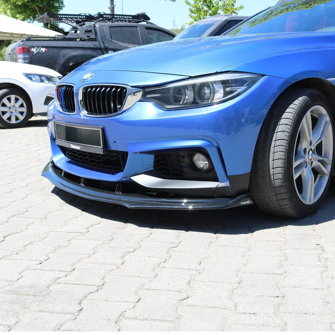 BMW 4 Serisi F32 Ön Lip - Siyah | 2014-2020 Arası, Coupe/SD