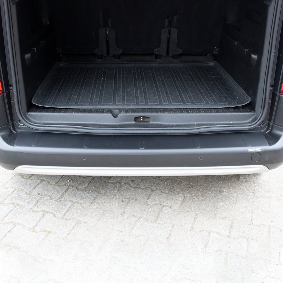 Citroen Berlingo Arka Tampon Eşiği - Mat Siyah | 2019-2023 Arası