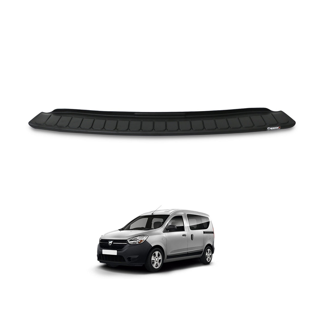 Dacia Dokker Arka Tampon Eşiği - Mat Siyah | 2012-2021 Arası