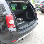 Resmi Galeri görüntüleyicisine yükleyin, Dacia Duster Arka Tampon Eşiği - Mat Siyah | 2010-2018 Arası