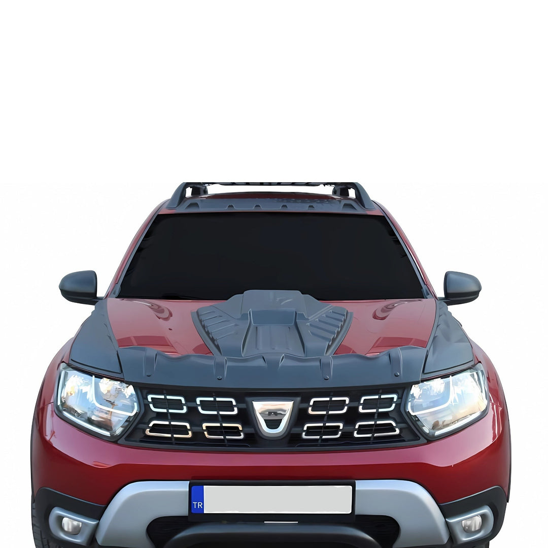 Dacia Duster Ön Kaput Koruyucu - Dragon (3 Parça) | 2010-2018 Arası