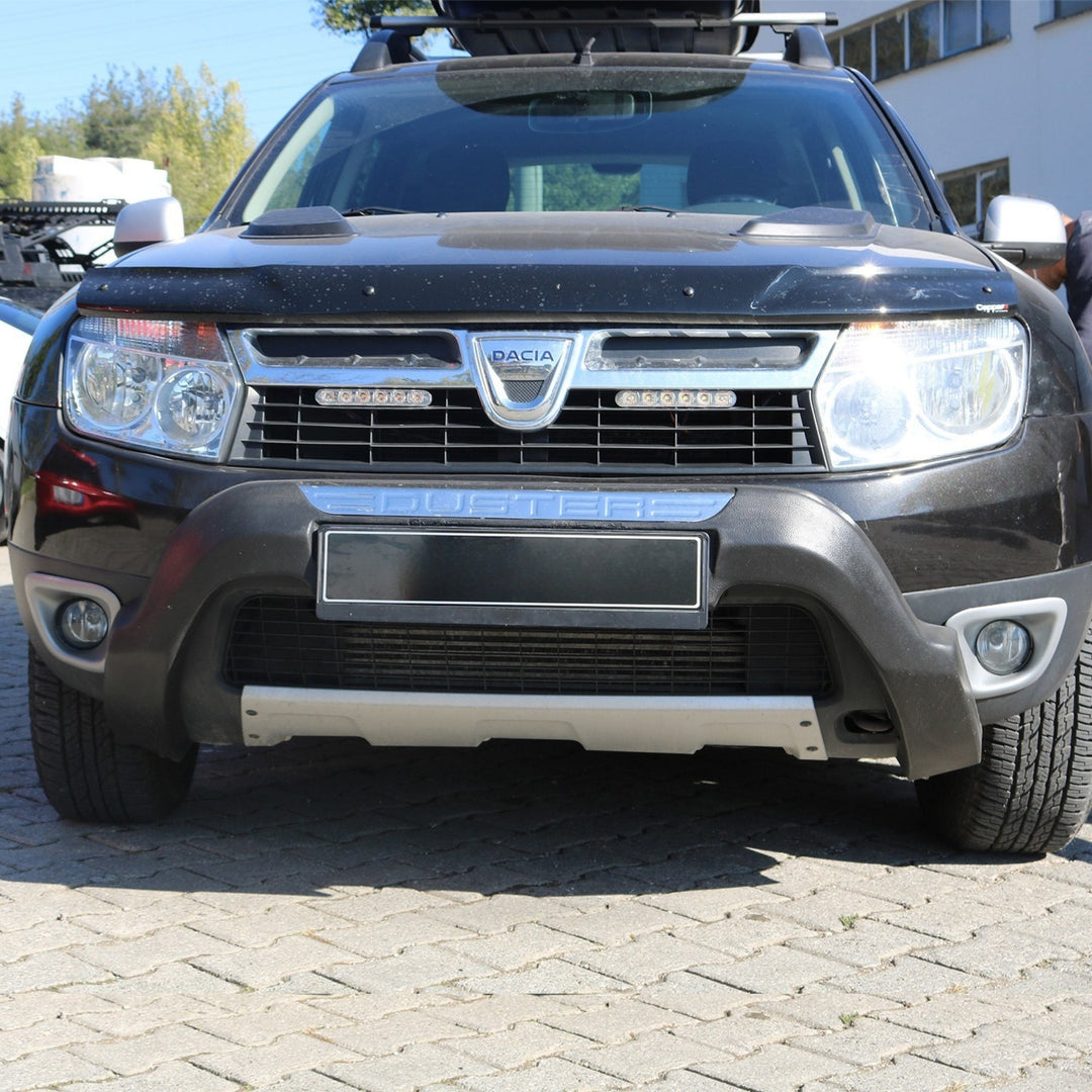 Dacia Duster Sis Far Çerçevesi - Gri (2 Parça) | 2010-2018 Arası