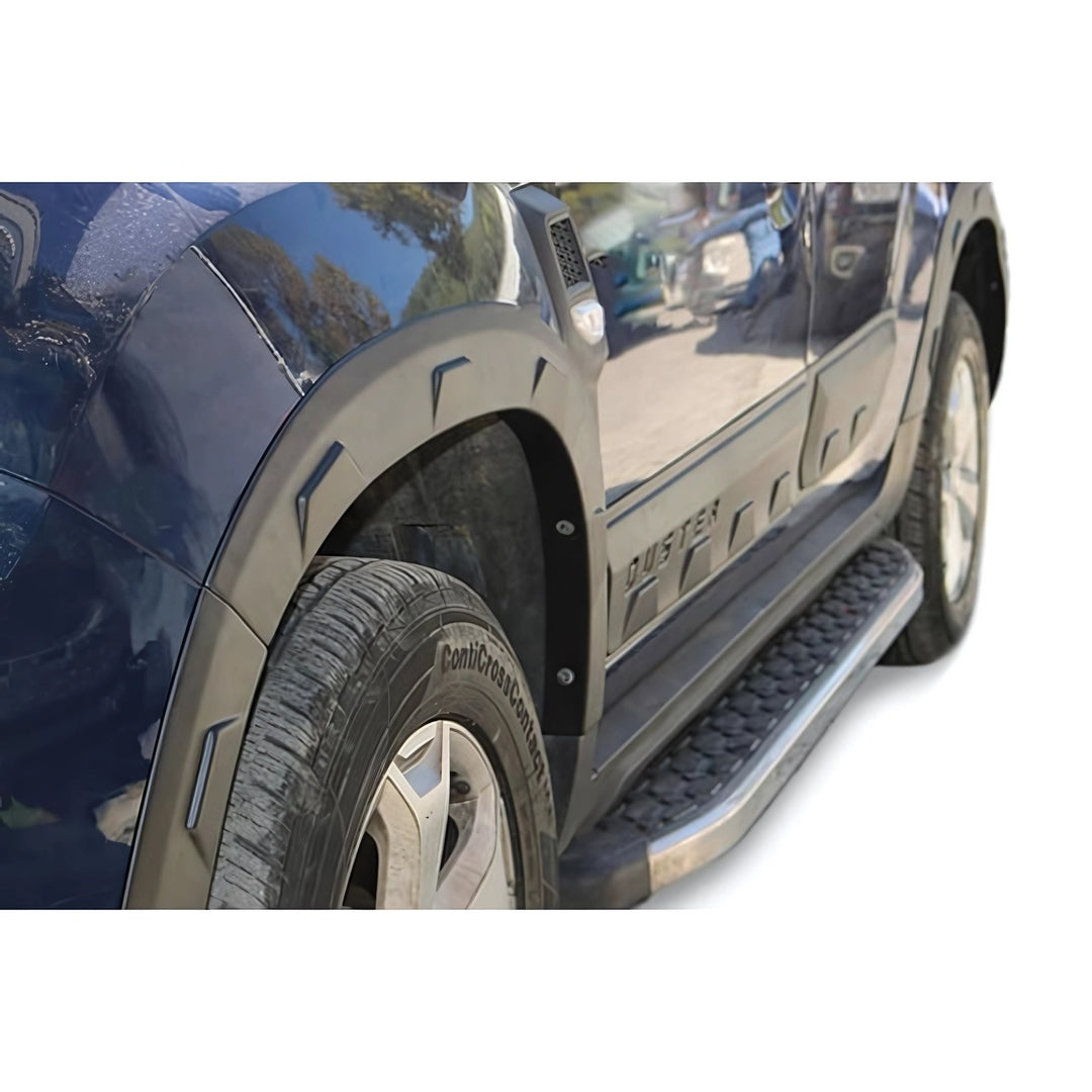 Dacia Duster Dodik Seti - Çamurluk ve Kapı, Damalı, Sensör Delikli (12 Parça) | 2018-2024 Arası