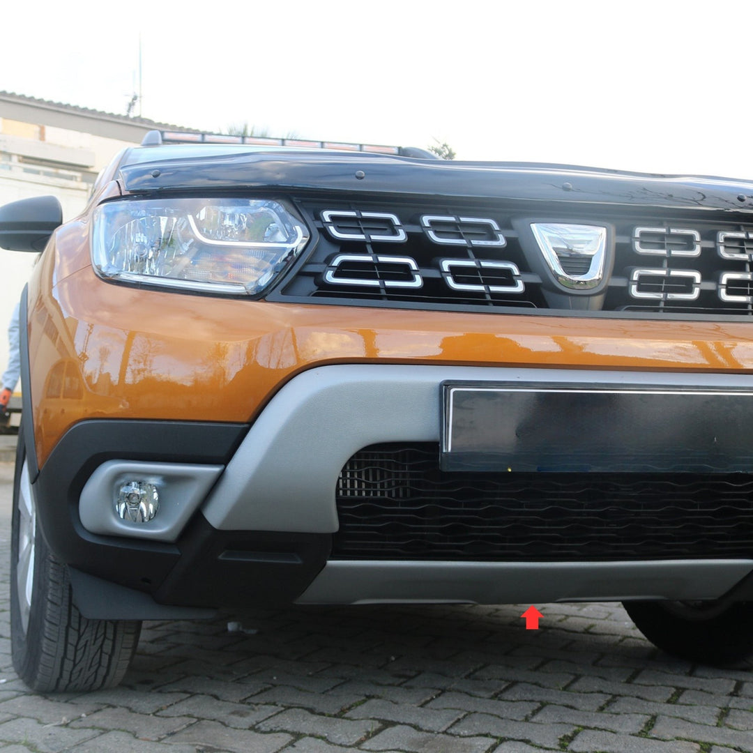 Dacia Duster Difüzör - Ön Tampon Altı, Gri | 2018-2024 Arası