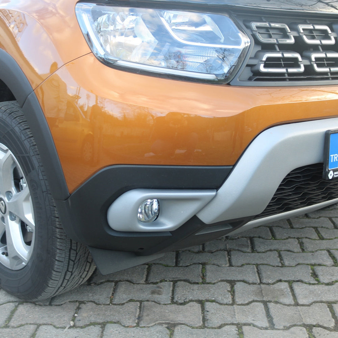 Dacia Duster Sis Far Çerçevesi - Gri (2 Parça) | 2018-2024 Arası
