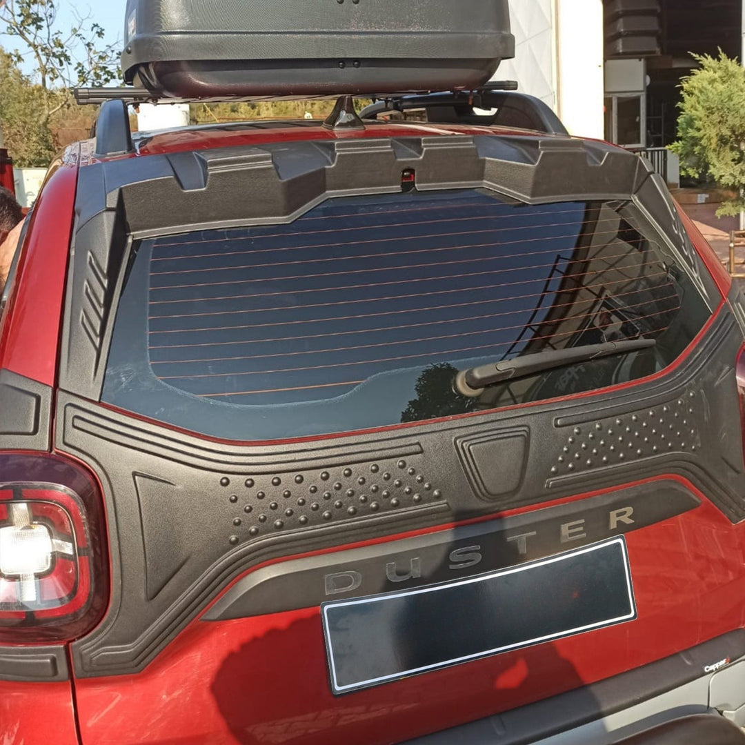 Dacia Duster Spoiler Arka Cam Üstü - Siyah (3 parça) | 2018-2024 Arası