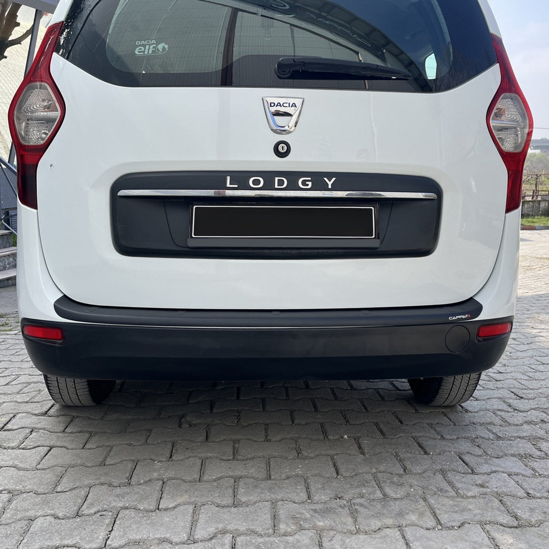 Dacia Lodgy Arka Tampon Eşiği - Mat Siyah | 2012 ve Sonrası