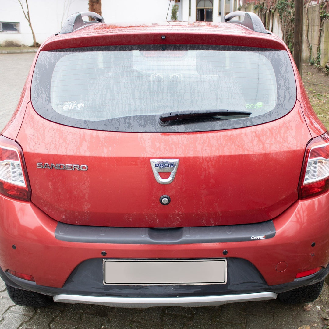 Dacia Sandero Stepway Arka Tampon Eşiği - Mat Siyah | 2012-2020 Arası, HB