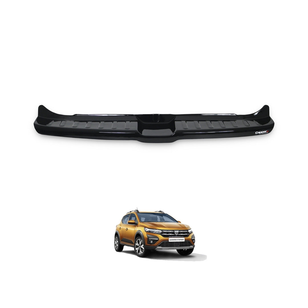 Dacia Sandero Stepway Arka Tampon Eşiği - Piano Siyah | 2021 ve Sonrası, HB