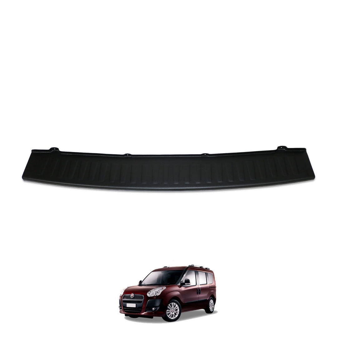 Fiat Doblo Arka Tampon Eşiği - Mat Siyah | 2010-2021 Arası