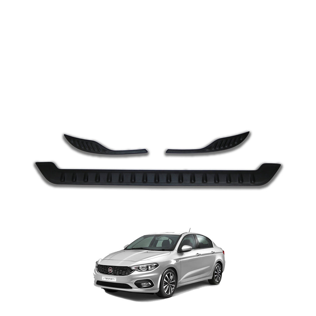 Fiat Egea Bagaj Alt Çıtası - ABS Krom (3 Parça) | 2016 ve Sonrası, SD