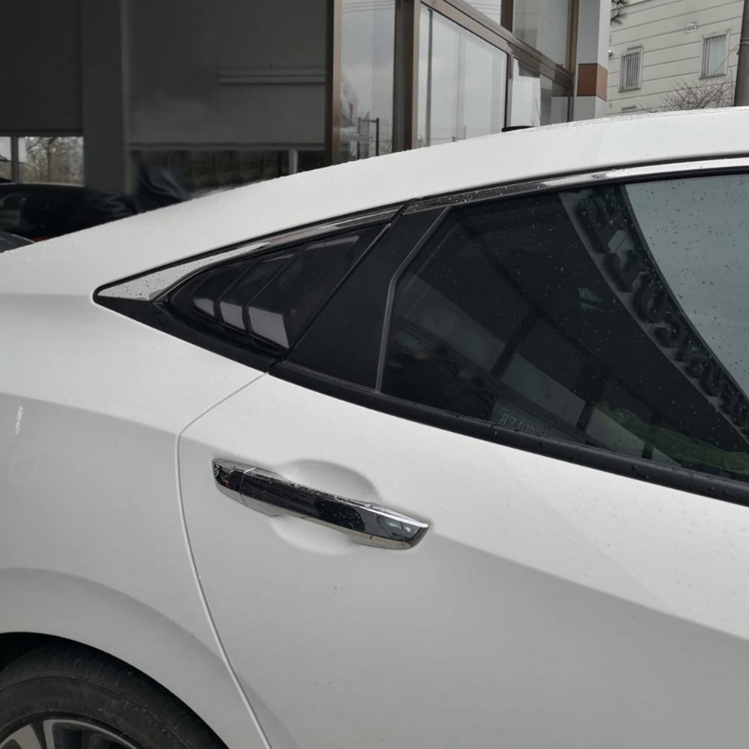 Honda Civic Arka Cam Kelebek - Vent (2 Parça) | 2016-2021 Arası, SD