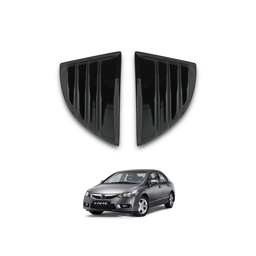 Honda Civic Arka Cam Kelebek - Vent (2 Parça) | 2006-2011 Arası, SD