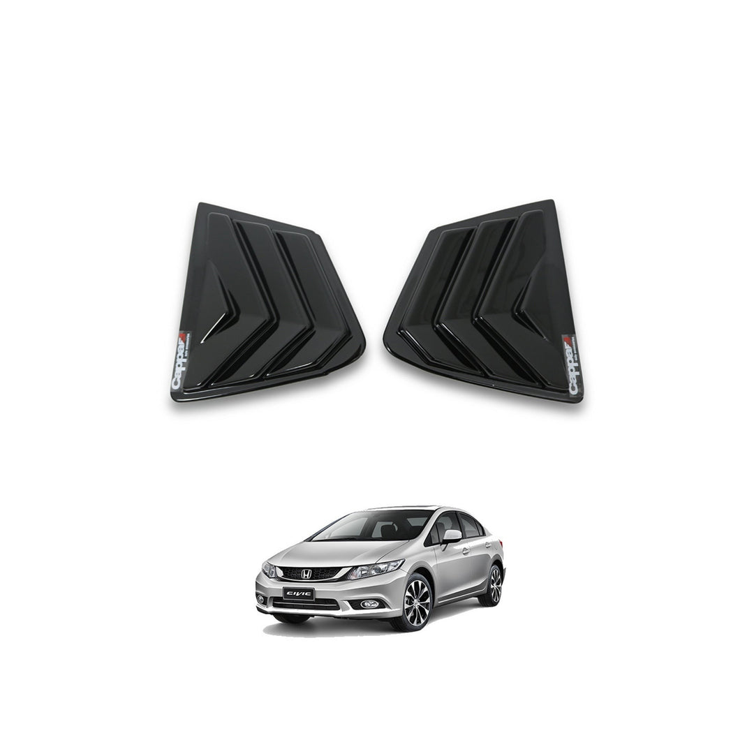 Honda Civic Arka Cam Kelebek - Vent (2 Parça) | 2012-2016 Arası, SD