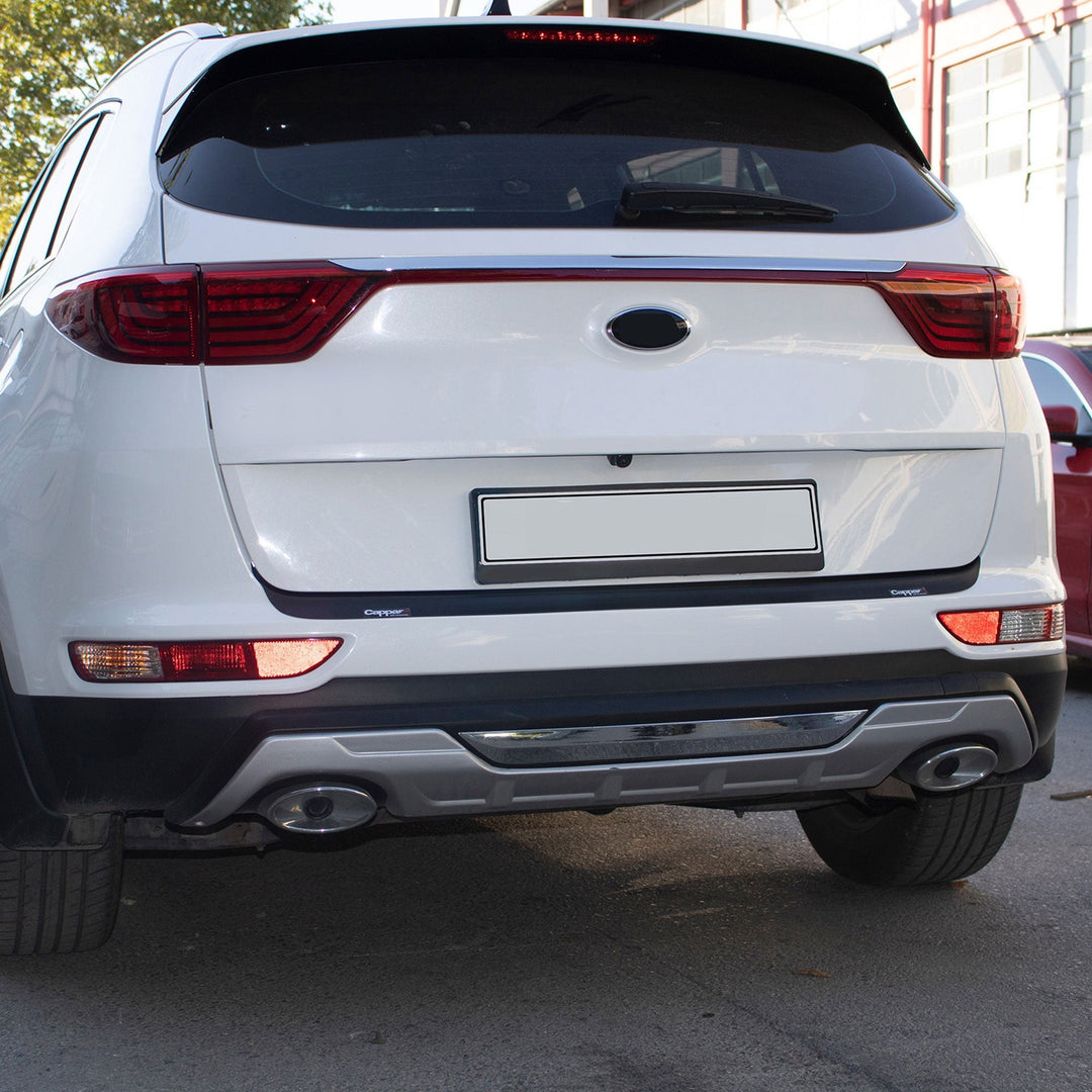 Kia Sportage Arka Tampon Eşiği - Mat Siyah | 2016-2018 Arası
