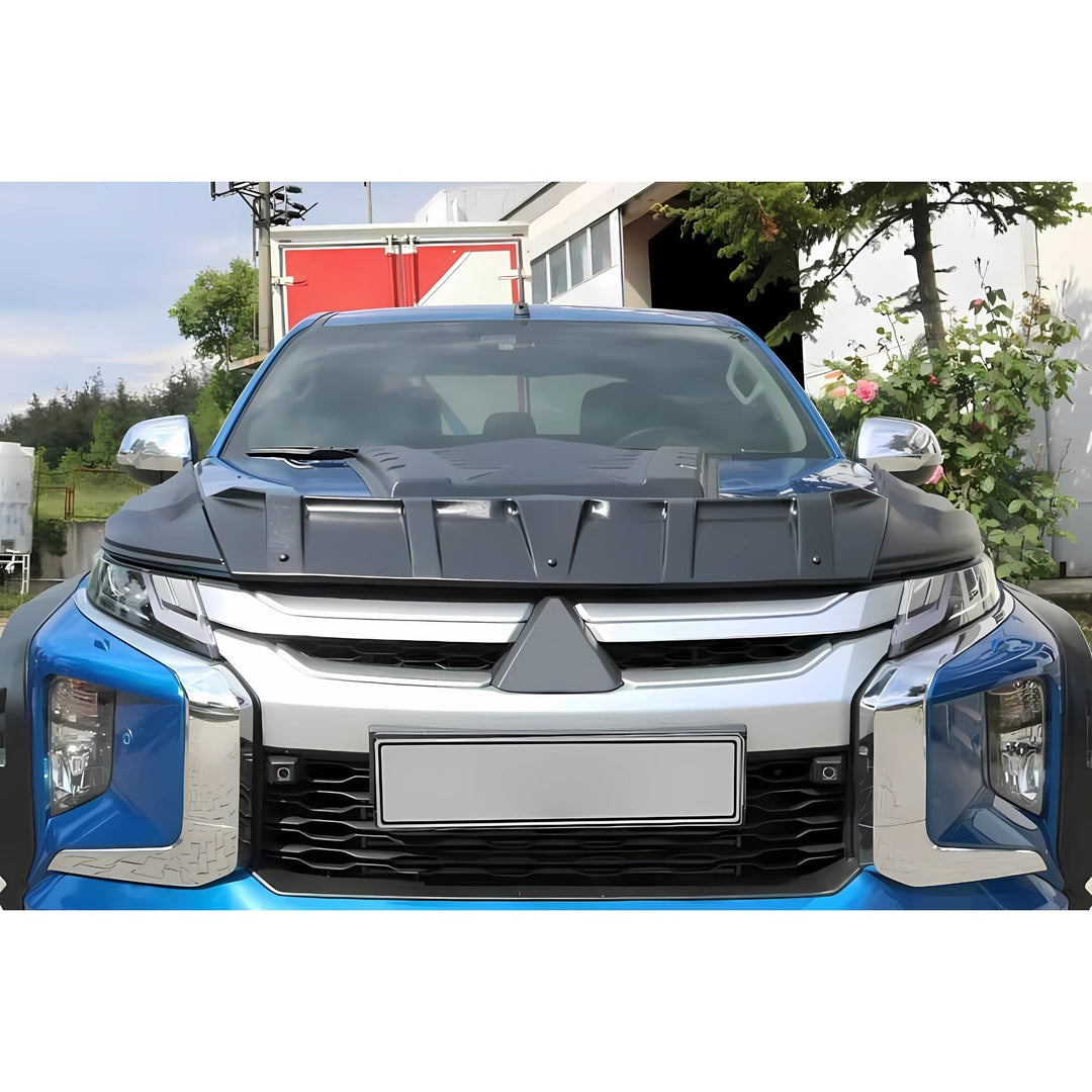 Mitsubishi L200 Ön Kaput Koruyucu - Dragon (3 Parça) | 2019 ve Sonrası