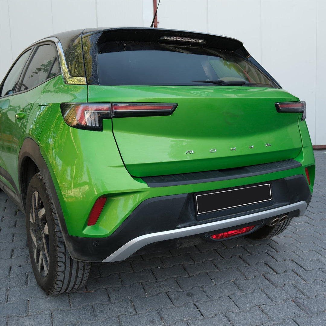 Opel Mokka B Arka Tampon Eşiği - Mat Siyah | 2021 ve Sonrası