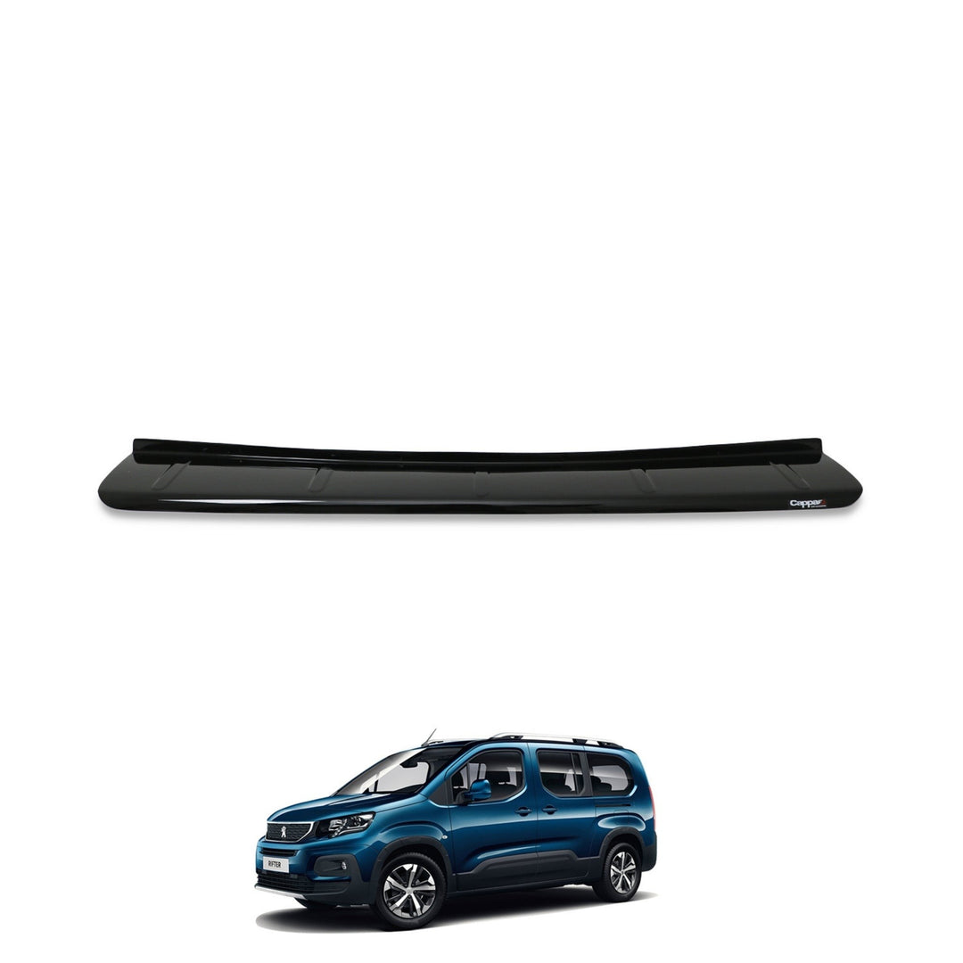Peugeot Rifter Arka Tampon Eşiği - Piano Siyah | 2019 ve Sonrası