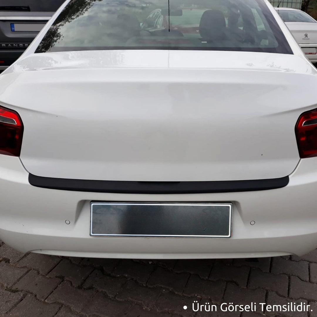 Renault Clio 5 Arka Tampon Eşiği - Mat Siyah | 2019 ve Sonrası, HB