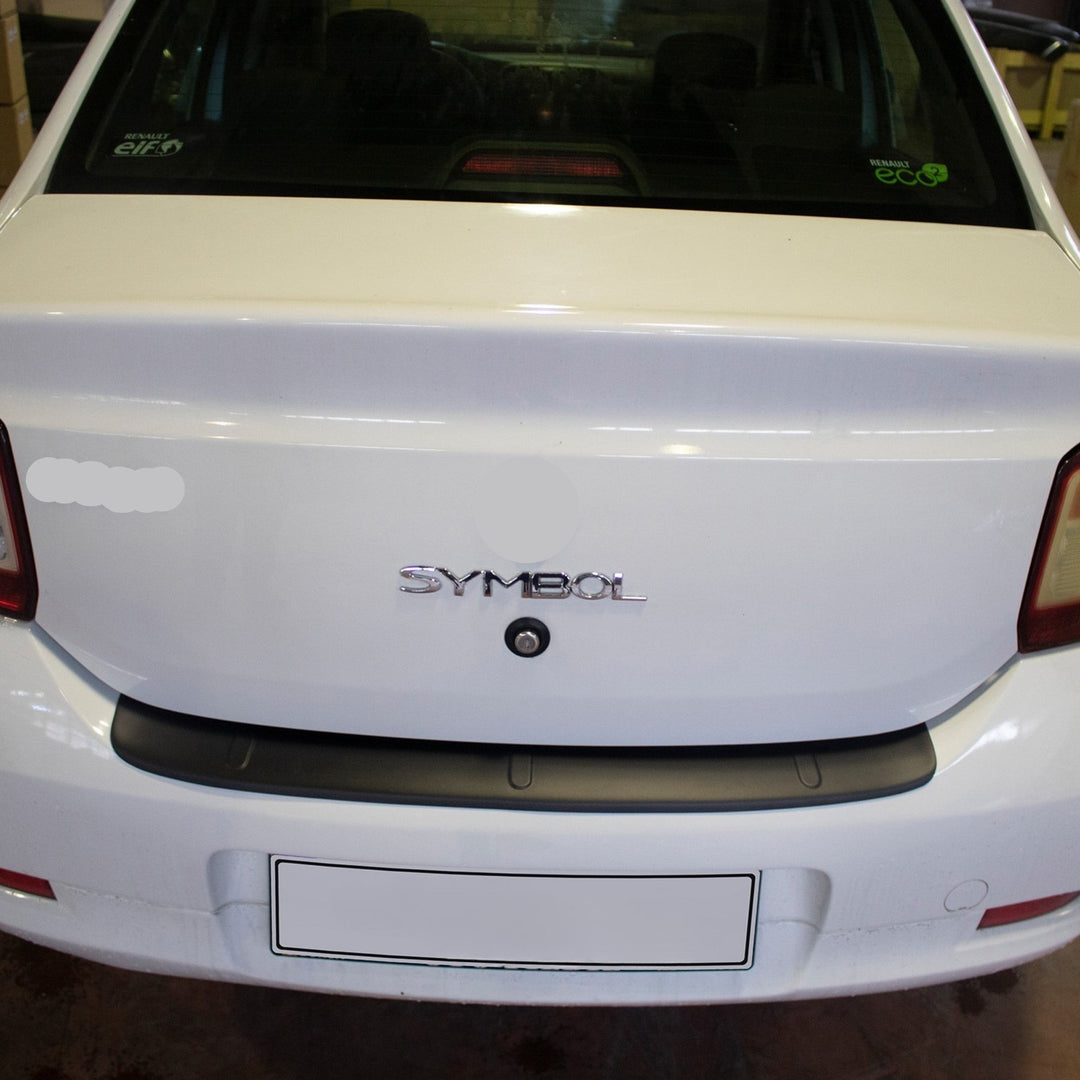 Renault Symbol Arka Tampon Eşiği - Mat Siyah | 2013 ve Sonrası, SD