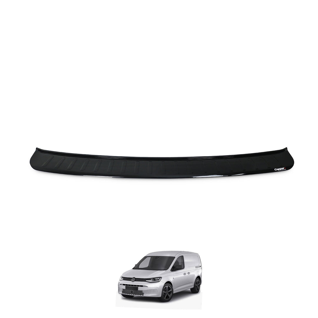 VW Caddy Arka Tampon Eşiği - Piano Siyah | 2020 ve Sonrası