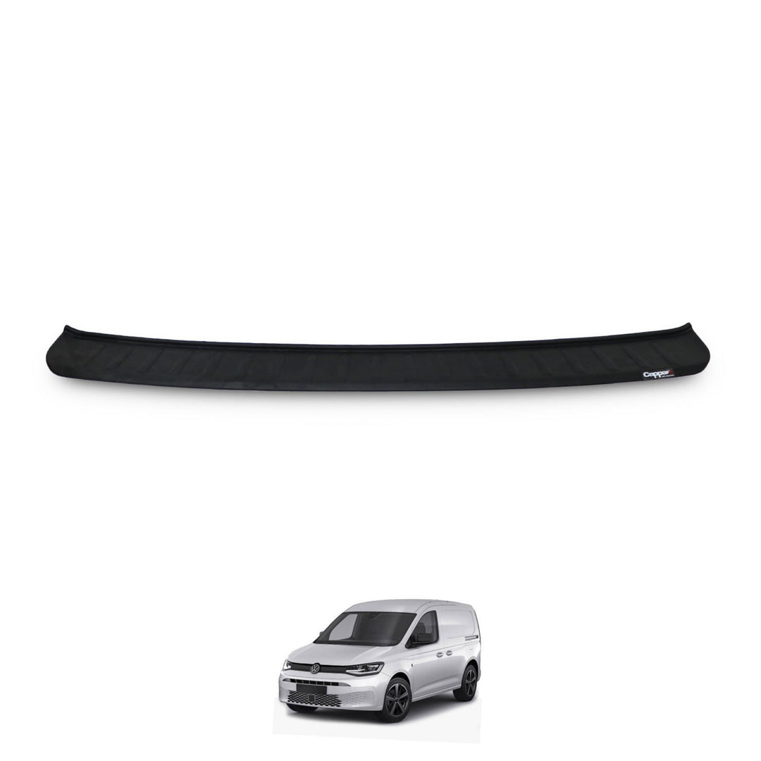 VW Caddy Arka Tampon Eşiği - Mat Siyah | 2020 ve Sonrası