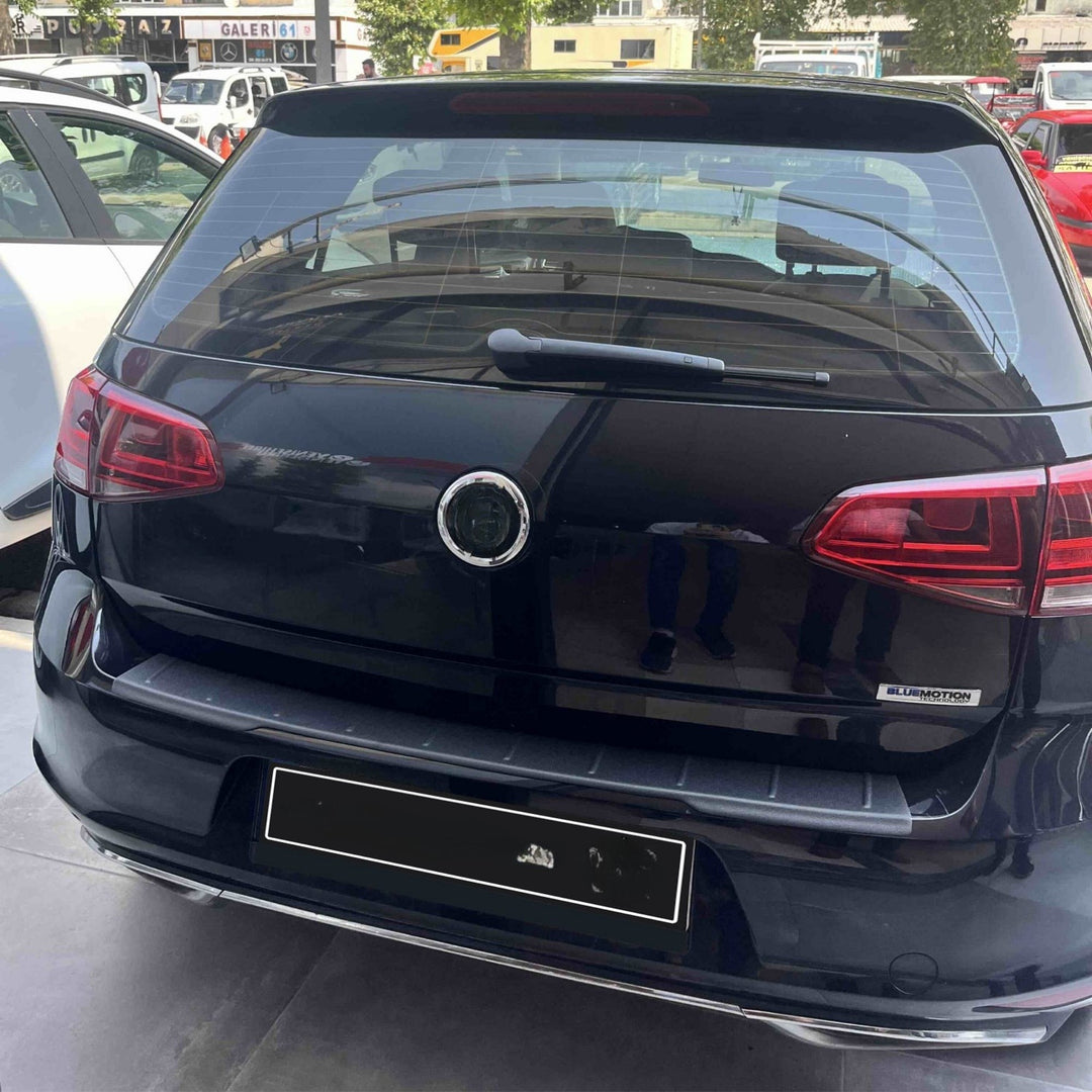 VW Golf Arka Tampon Eşiği - Mat Siyah | 2013-2020 Arası, HB