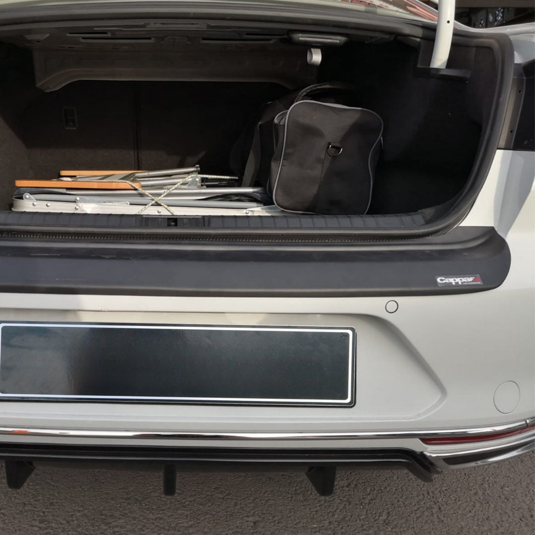 VW Passat B8 Arka Tampon Eşiği - Mat Siyah | 2015 ve Sonrası, SD