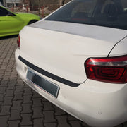Peugeot 301 Arka Tampon Eşiği - Mat Siyah | 2012 ve Sonrası, SD