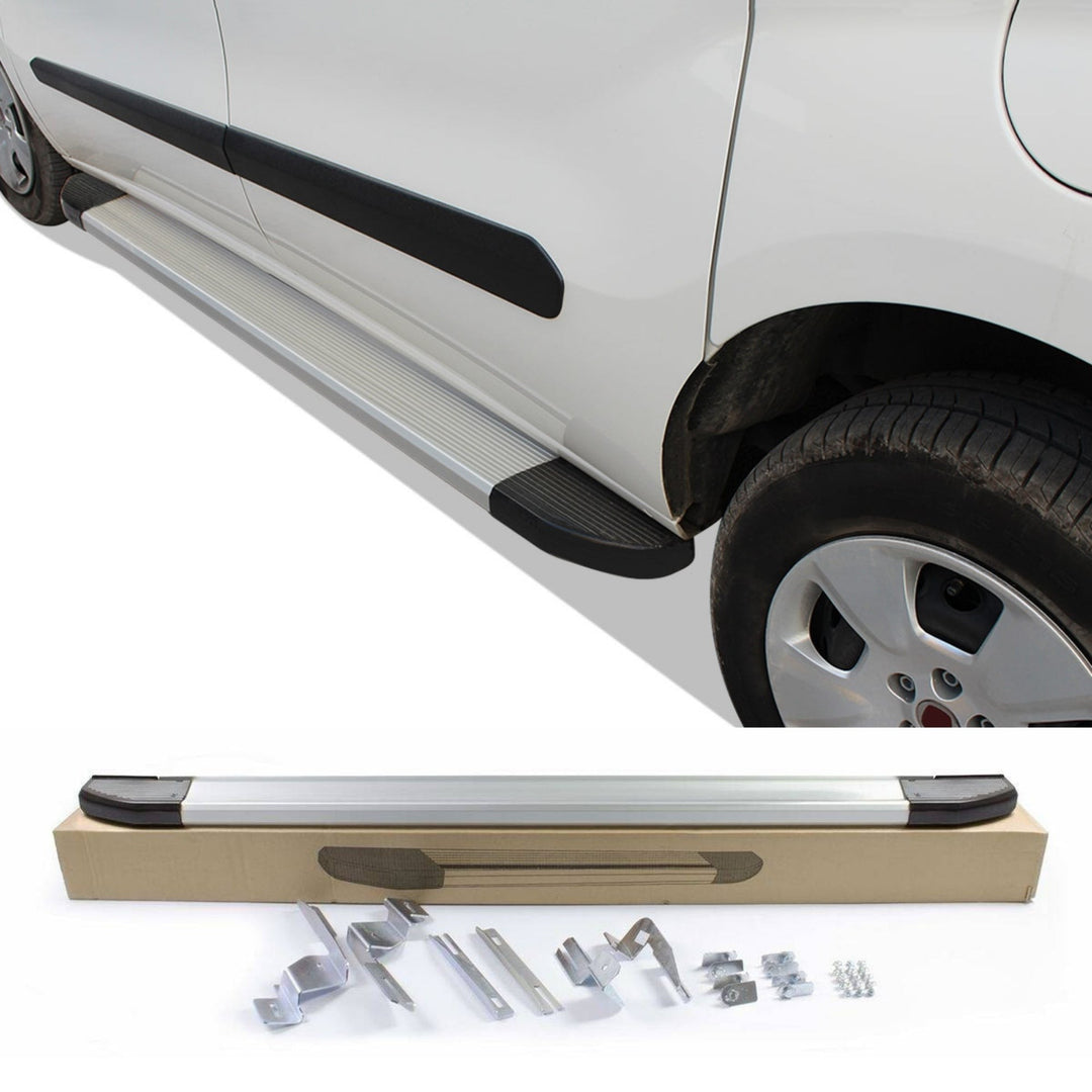 Fiat Doblo Yan Basamak - Gri, Uzun Şase, Elegance | 2010-2021 Arası