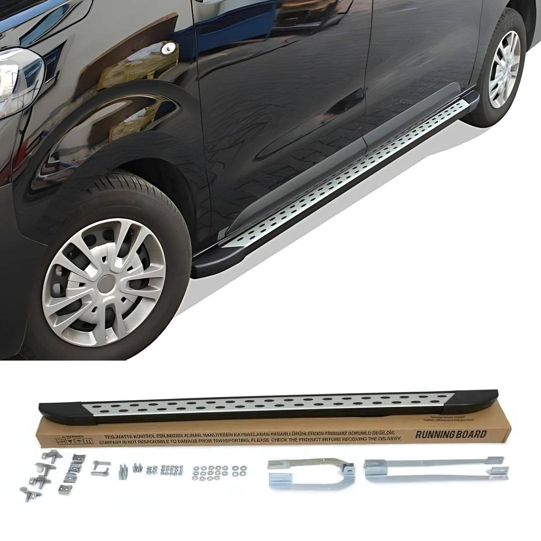 Renault Kangoo Yan Basamak - Gri, Uzun Şase, Dot Line | 2008-2021 Arası