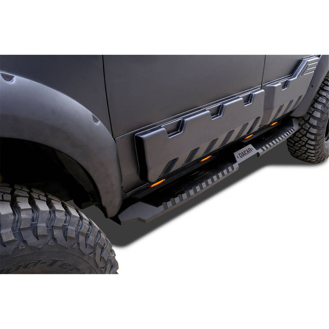 Mitsubishi L200 Yan Basamak - Siyah,Ledli, Dakar V2 | 2006-2015 Arası