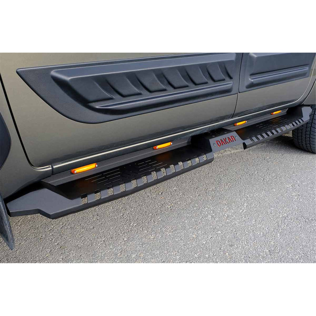 Mitsubishi L200 Yan Basamak - Siyah,Ledli, Dakar V2 | 2015-2019 Arası