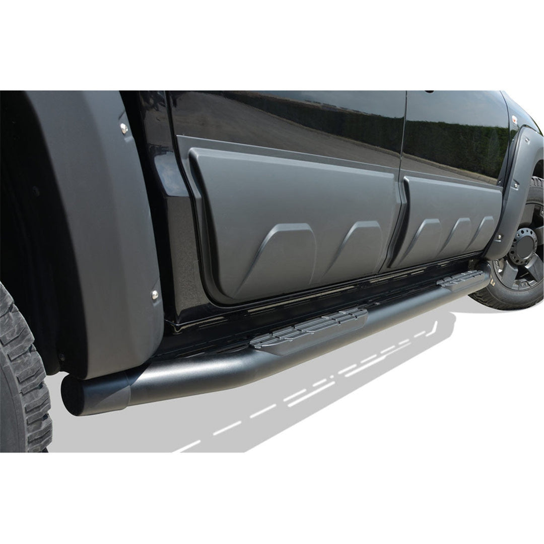 Nissan Navara Yan Basamak - Siyah, Çap:76, Amazon | 2006-2015 Arası