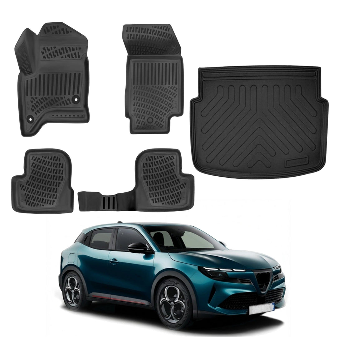 Alfa Romeo Junior Ibrida 3D Paspas ve Bagaj Havuzu - Alt Bagaj | 2024 ve Sonrası