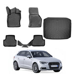 Resmi Galeri görüntüleyicisine yükleyin, Audi A3 3D Paspas  ve Bagaj Havuzu | 2013-2020 Arası, HB