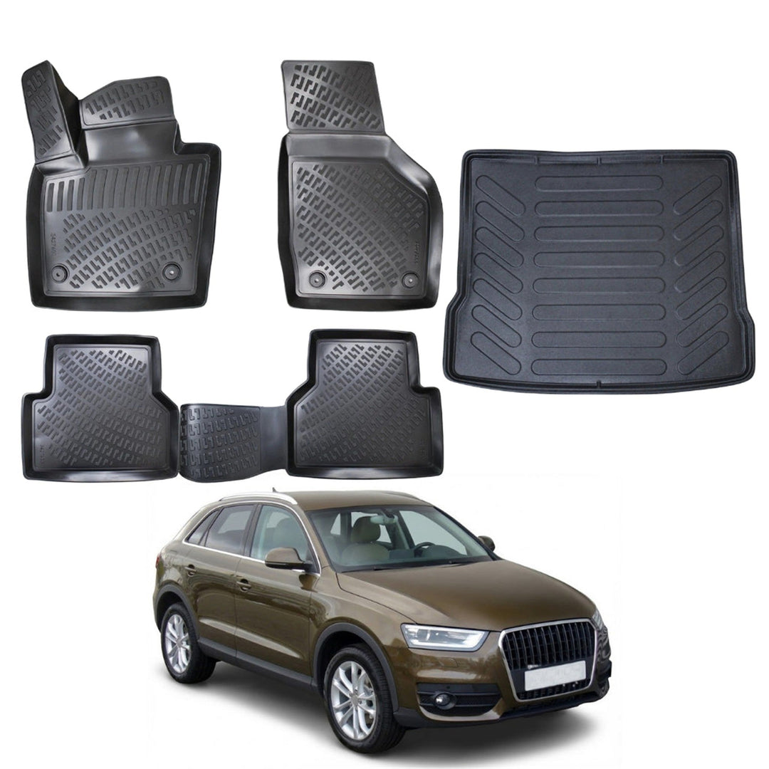 Audi Q3 3D Paspas  ve Bagaj Havuzu | 2011-2018 Arası