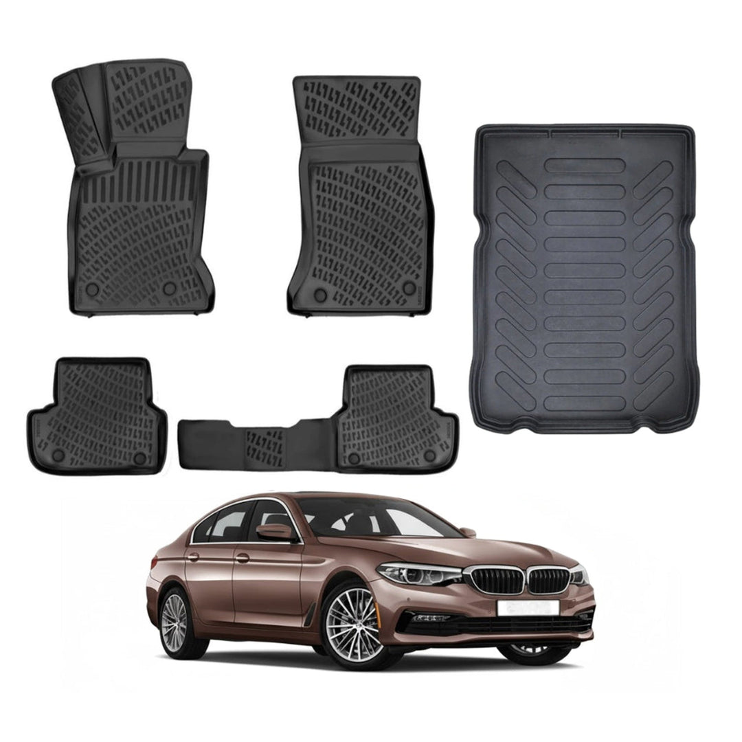 Bmw 5 Serisi G30 3D Paspas  ve Bagaj Havuzu (Benzin/Dizel, Stepnesiz) | 2016-2023 Arası, SD