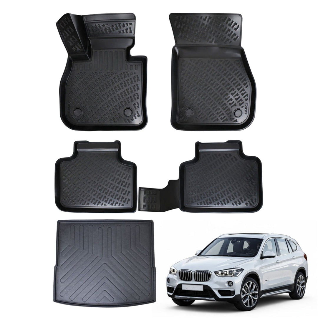 Bmw X1 F48 3D Paspas  ve Bagaj Havuzu (Üst Bagaj | 2015-2022 Arası
