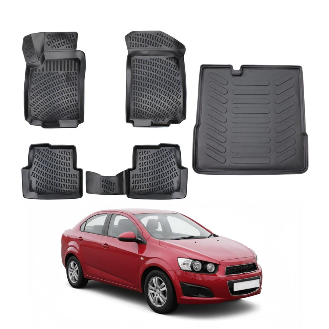 Chevrolet Aveo 3D Paspas  ve Bagaj Havuzu | 2012 ve Sonrası, SD