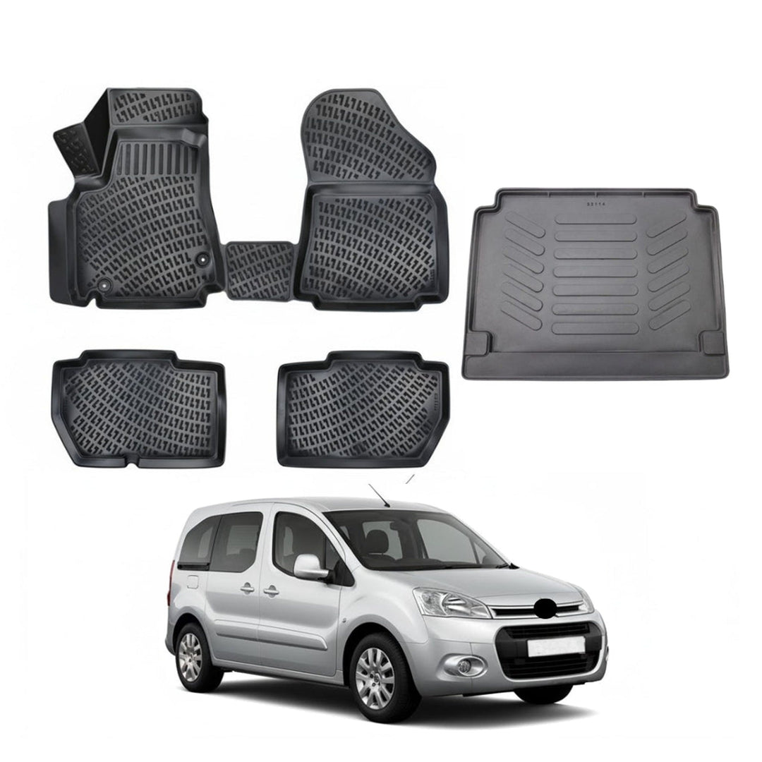 Citroen Berlingo 3D Paspas  ve Bagaj Havuzu | 2008-2018 Arası